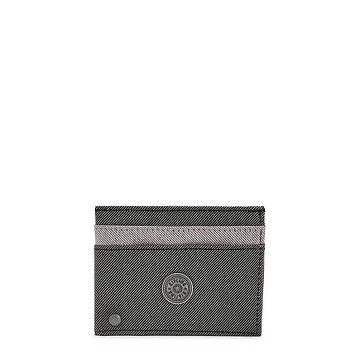 Kipling Jonas Card Case Tassen Grijs Zwart | BE 2143DF